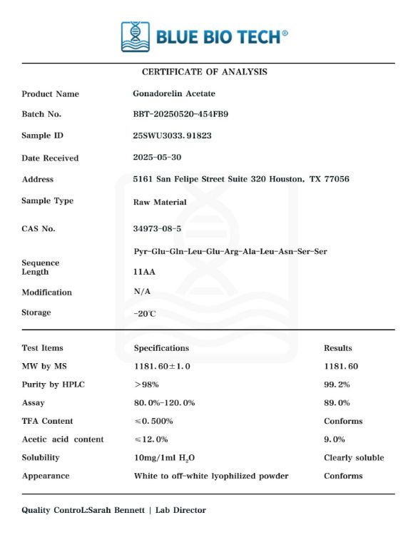 Picture of Gonadorelin Acetate -2mg