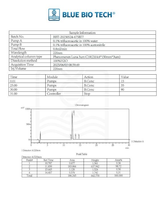 Picture of TB-500 (Thymosin Beta-4) -5mg