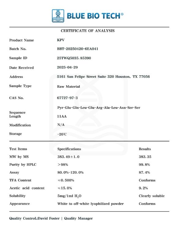 Picture of KPV – 5mg