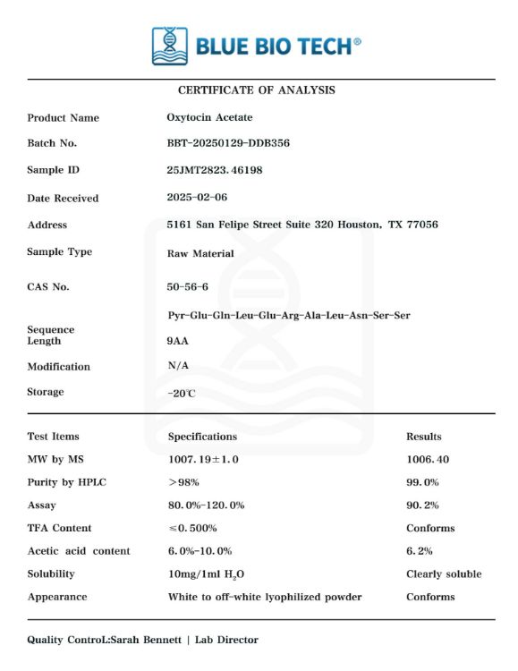 Picture of Oxytocin Acetate – 10mg