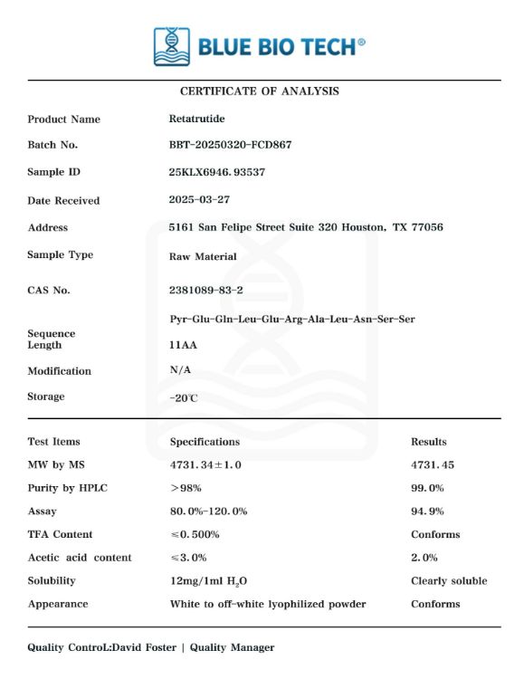 Picture of Retatrutide –25mg