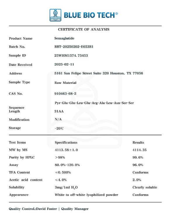 Picture of Semaglutide – 20mg